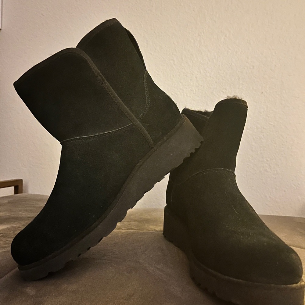 UGG Black Winter Boots for Rainy Days